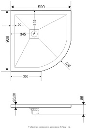Grossman Душевой поддон Strong 90x90 GR-S19090 белый – фотография-8